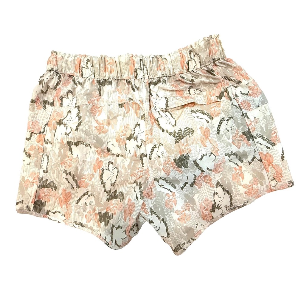 Free People Movement Womens Shorts XS NWT In The Wild Pull On Printed Ivory - Picture 4 of 8